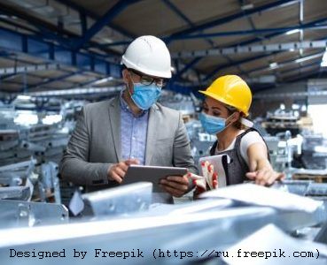 Industrial health measures during corona virus pandemic.